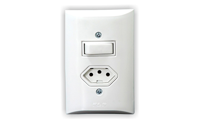 1 Interruptor Paralelo + Tomada
