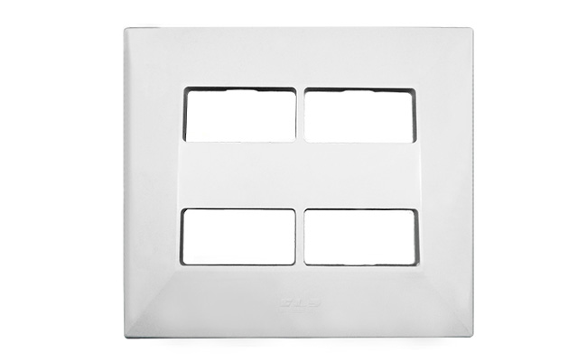 Placa 4×4 p/ 4 Módulos